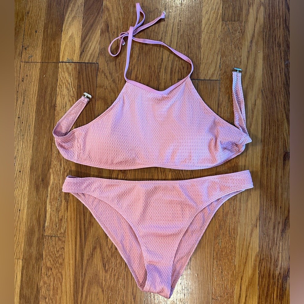 Pink maternity bikini size XL